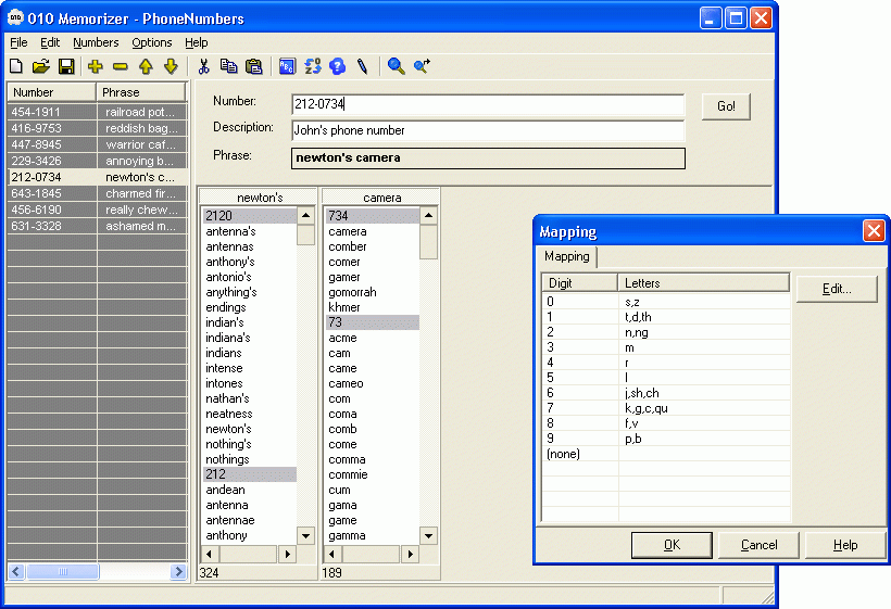 010 Memorizer Memorizing Numbers With Ease