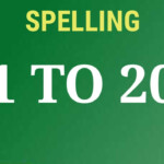 1 To 20 Number 1 To 20 Spelling Number Preschool 1 To 20 Number Video