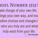 1515 Angel Number Take Charge Of Your Life Do Things Your Way