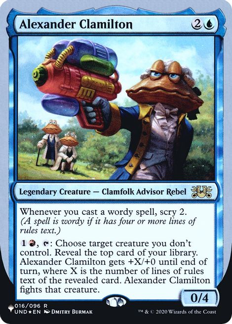 Alexander Clamilton The List Magic The Gathering