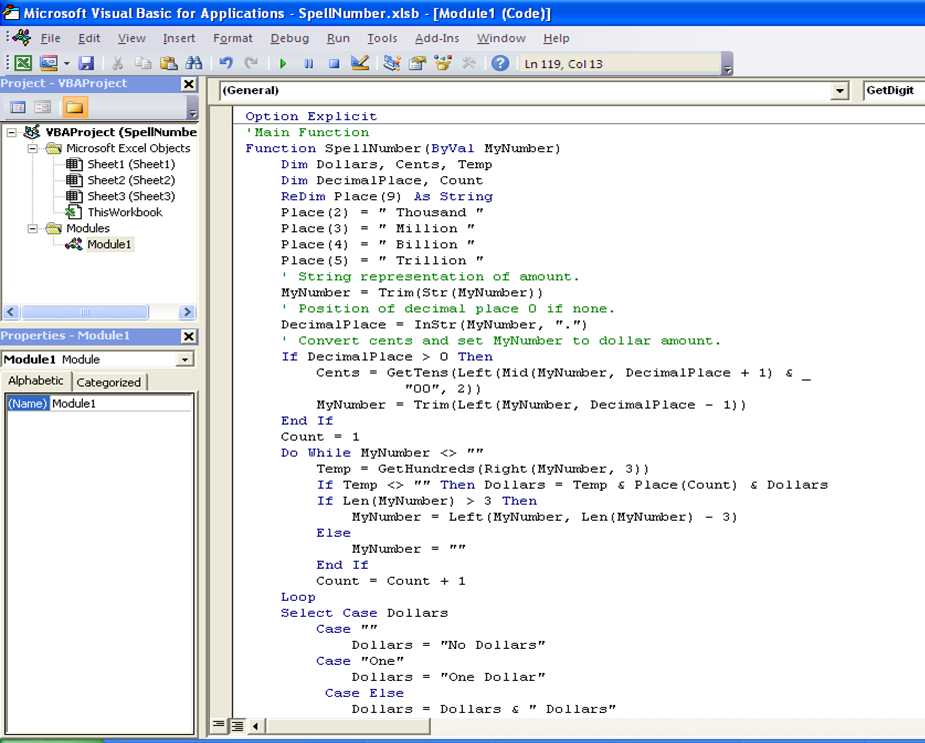 Creating Custom Excel Functions UDFs Part 1 Number To Text 