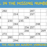 Ejercicio De Fill In Missing Numbers 200 300 Write Number In Words