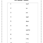 French Numbers 1 20 Printable Worksheets Printable Worksheets