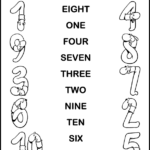 Fun Number Words 1 10 Spelling Worksheets For Kids