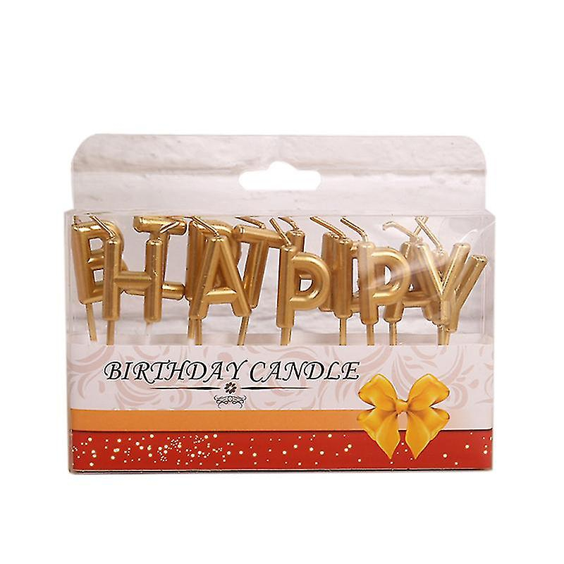 Happy Birthday Letters Cake Candles Cake Toppers Decorations Birthday 