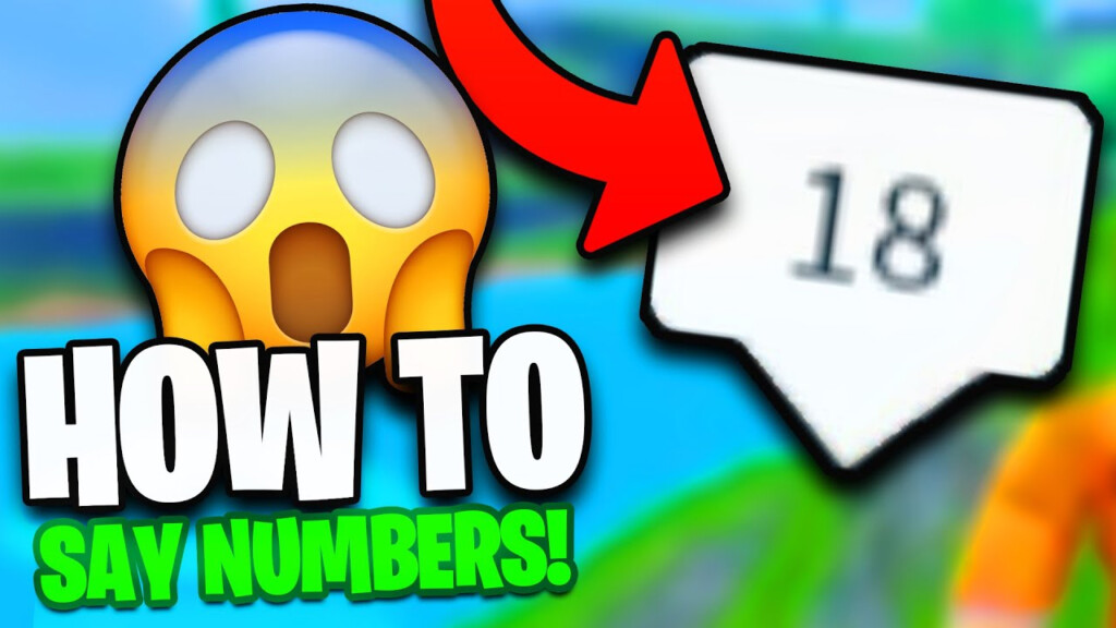 How To Say Numbers In Roblox 2020 YouTube