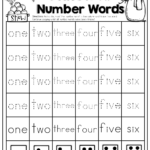 I Know My Number Words Roll Trace And Spell Number Words What A FUN