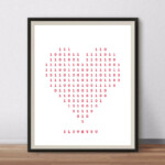 I LOVE YOU In Binary Code Etsy