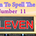 Learn To Spell The Number 11 YouTube