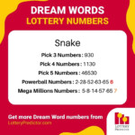 Lottery Dream Numbers If You Are Dreaming About A Snake Play These