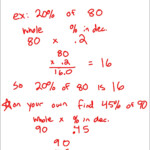 Mr Schoolar Math Percent Of A Number