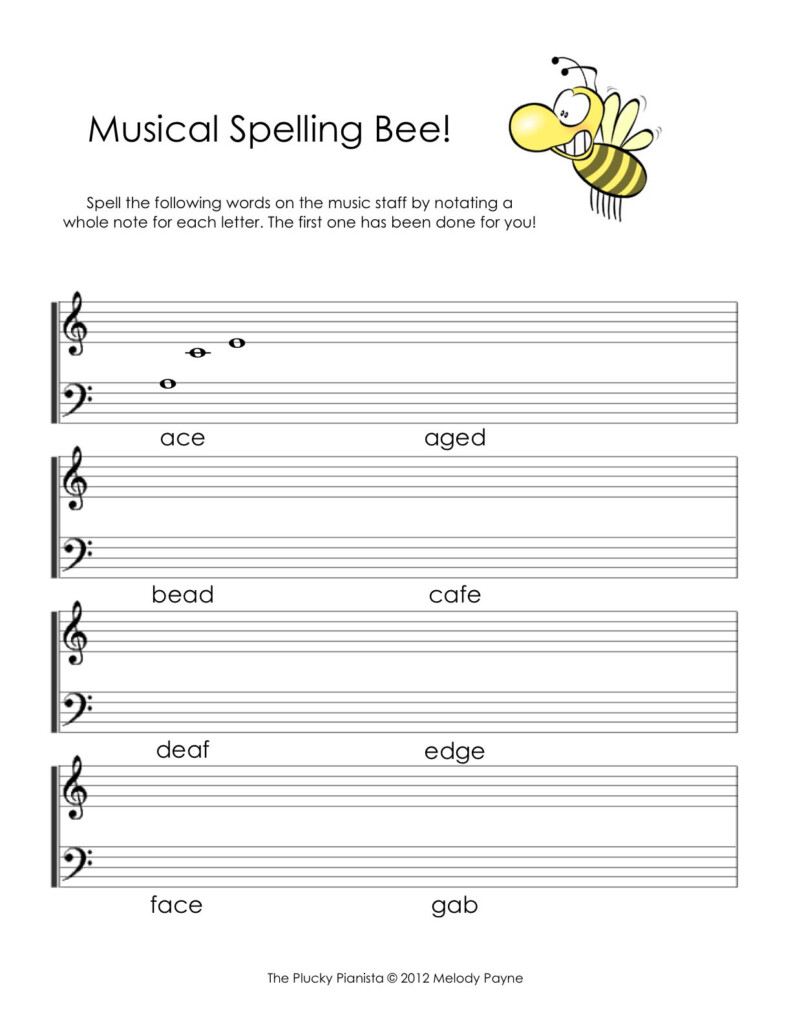 Musical Spelling Bee Elementary Music Teacher Piano Teaching 