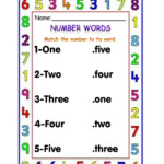 Number Words Online Activity