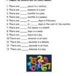 Numbers In Sentences Worksheet