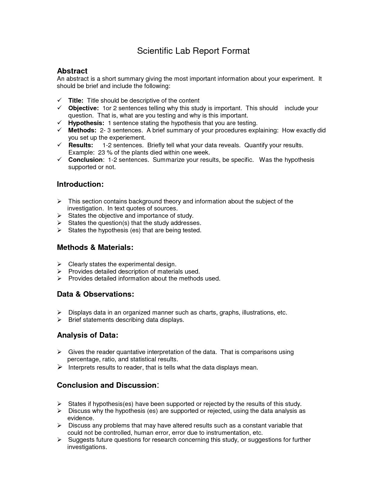 Outrageous How To Write A Lab Report Apa In Church Grade 10 Science Example