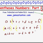 Parentheses Numbers Catalan Numbers Part I Tanton Mathematics