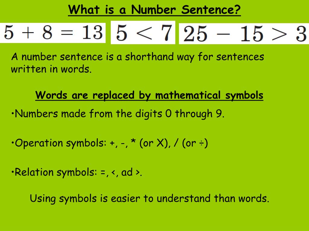 PPT 3 9 True Or False Number Sentences PowerPoint Presentation Free 