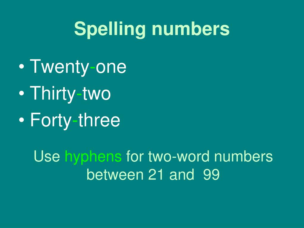 PPT Numbers In English PowerPoint Presentation Free Download ID 