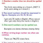 Some Rules For Writing Numbers Writing Numbers Teacher Humor