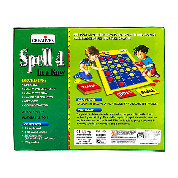 Spell 4 In A Row Creative Educational Aids