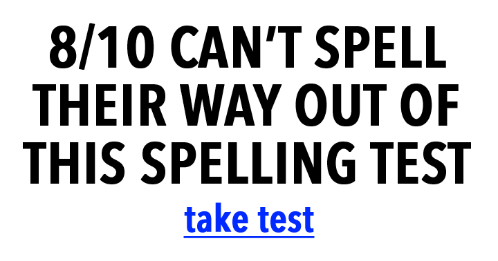 Spelling Test