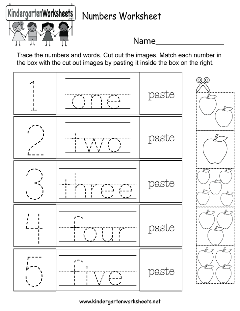 This Is A Fun Numbers Activity Worksheet For Kindergarten Kids 