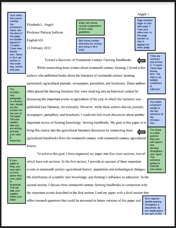  What Does Mla Format Include MLA Formatting And MLA Style An 