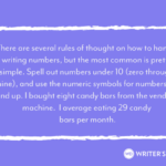 When Do I Spell Out Numbers Grammar Rules Writer s Digest