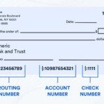 Where Is The Account Number On A Check Bankrate