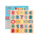 Wooden Peg Alphabet Abc Numbers And Farm Animals Learning Board Puzzles