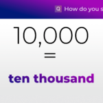 10000 In Words How To Spell The Number 10000 In English