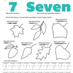 Learning Numbers This Is What The Number 7 Looks Like This Is How You