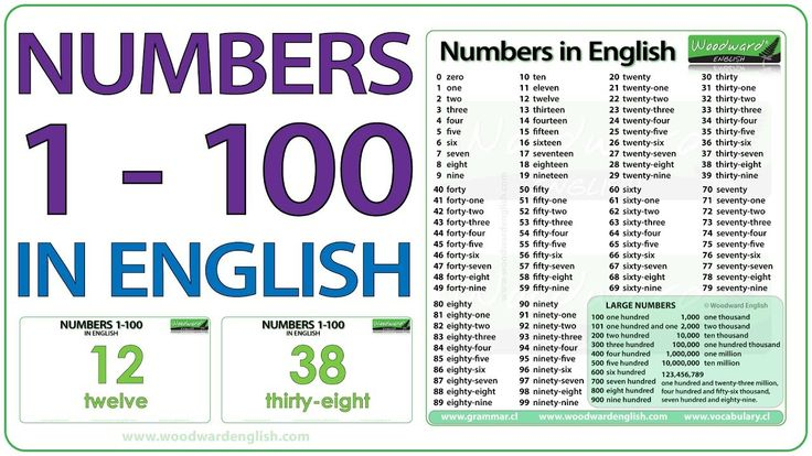 Numbers 1 100 In English ESL ELL Video BasicEnglish English 