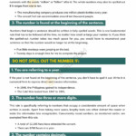 When To Spell Out Numbers In Writing Important Rules And Examples